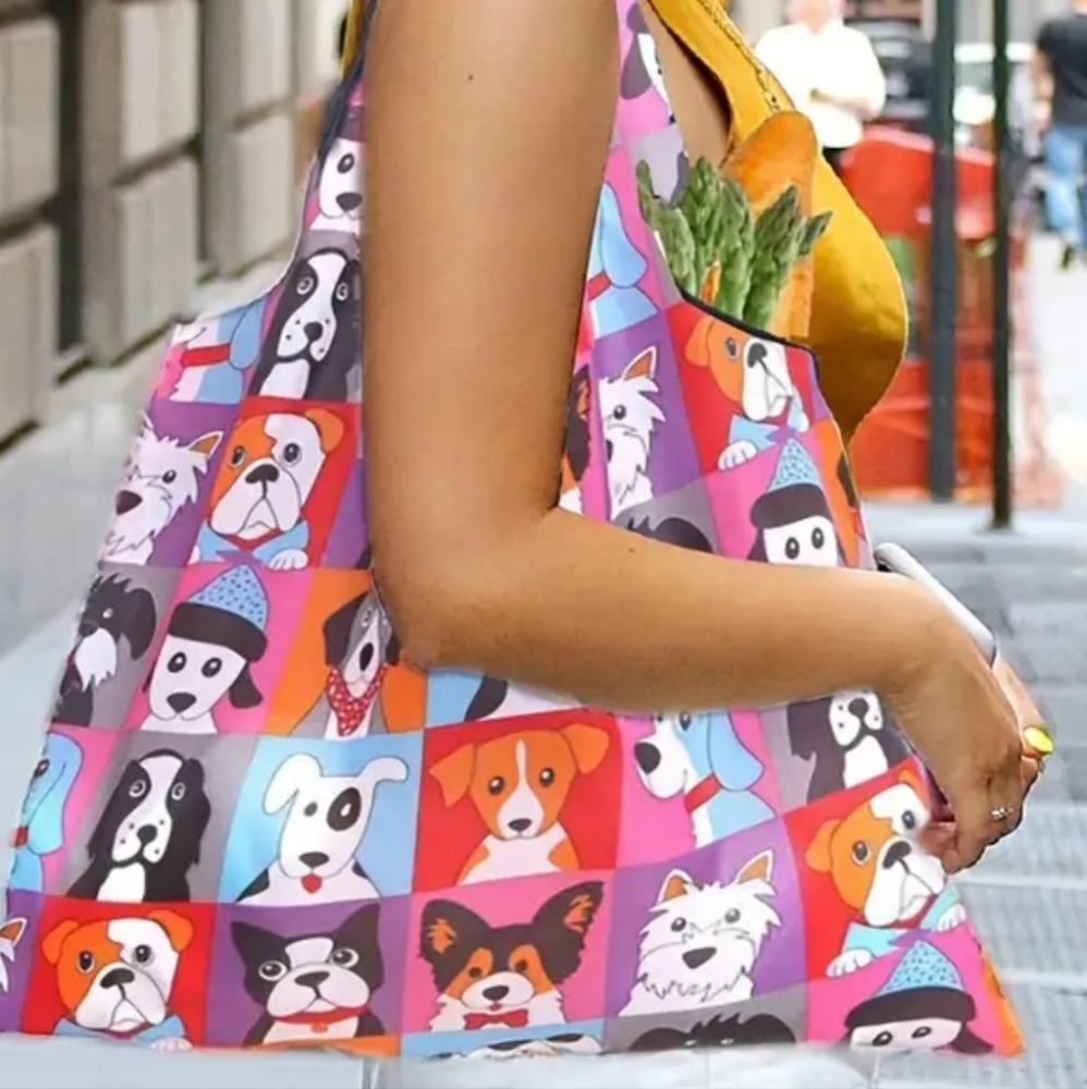 Dog Pattern Shoulder Bag - - Picture 5 of 5